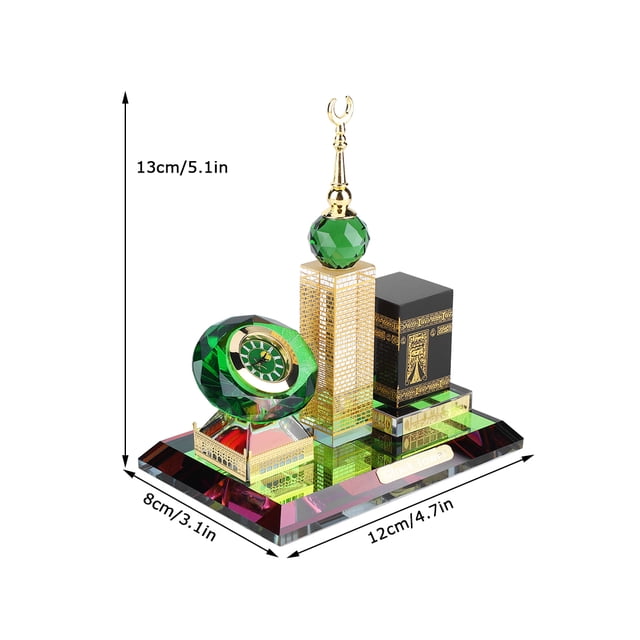 Artesanía Musulmana Modelo Kaaba Torre Del Reloj Arquitectura Islámica ANGGREK Otros
