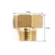 thumbnail image 2 of Adaptador reductor de buje hexagonal de montaje de tubería de agua de latón de 1 pieza 1/2 BSPT macho a 3/4 rosca hembra BSPT para conector rápido de gas de agua EOTVIA No, 2 of 6
