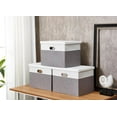 thumbnail image 2 of Boîte de Rangement avec Couvercle Boîte Décorative Grands Bacs de Rangement avec Couvercle ( & avec Couvercle Rabattable), 2 of 9