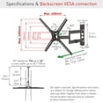 thumbnail image 4 of Barkan Full Motion TV Wall Mount, Full Motion, 4 of 11
