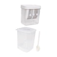 thumbnail image 4 of Colador de alimentos para yogur griego, separador de suero para leche de yogur casero con caja y cuchara, 4 of 8