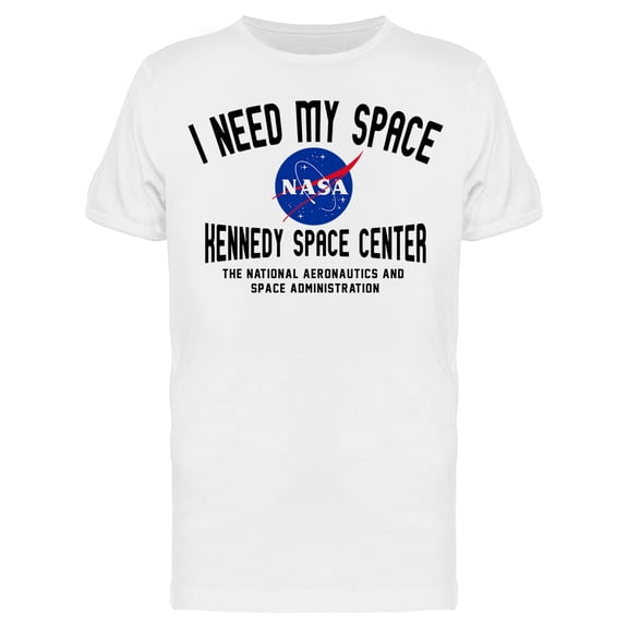 NASA I Need My Space Nasa Men T-Shirt, Male 3X-Large