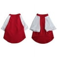 thumbnail image 2 of Iconic Pet Pretty Pet Red and White Top, XX Small, 2 of 2