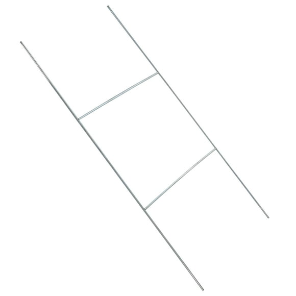7Penn H Frame Yard Sign Stakes Metal Sign Holder H Stakes for Yard Signs 10x30 Inch 100 Pack
