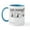 White/Blue Inside, variant on CafePress - The Charmer Mug - 11 oz Ceramic Mug - Novelty Coffee Tea Cup