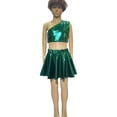 thumbnail image 5 of Cathalem Tulle Skirt for Girls Kids Toddler Baby Girls Spring Summer Colorful Princess Skirts (Green,7-8 Years), 5 of 5