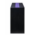 thumbnail image 2 of 18" X 52" X 34" Black Wood LED Glass Server, 2 of 3