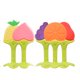 thumbnail image 4 of Juguetes para la dentición (1 paquete) - Juego de llaves para la dentición infantil, congelador orgánico natural seguro para bebés y niños pequeños, mordedores de silicona para bebés - Piña oso de fresa Juguete, 4 of 5