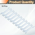 thumbnail image 3 of Uxcell 10pcs Double Open End Thin Wrench 13mm x 15mm Metric U-Shaped Spanner, 3 of 8
