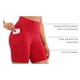 thumbnail image 4 of Shorts CRZ YOGA Naked Feeling Biker Cintura Alta 15 cm Rojo L, 4 of 5