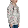 thumbnail image 3 of Kdxio Fairy Floral Pattern Boys Athletic Unisex Boys Girls Hoodie with Pocket Sweatshirts-Small, 3 of 6
