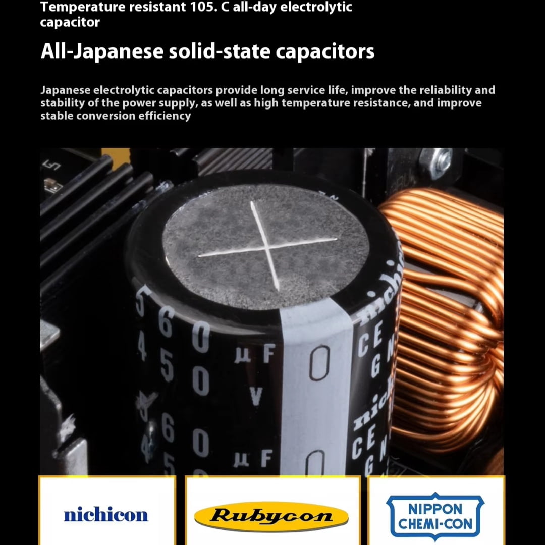 Thermalright TR-KG650-All-Japanese Embossed ATX3.1 Full Module Gold Medal Power Supply 650W Output for Desktop