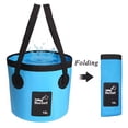 thumbnail image 3 of 12L Collapsible Bucket with Handle, Multifunctional Foldable Water Container, Car Wash Bucket Foldable Water Storage Container for Camping Fishing Beach Gardening, 3 of 5