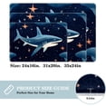 thumbnail image 2 of Shark Indoor Rug Outdoor Carpet Door Rug Polyester Non-Slip Machine Washable Bath Mats, 2 of 6