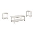 thumbnail image 1 of Payne Ensemble de Table Basse et d'Appoint 3 Pcs Blanc Vieilli, 1 of 13