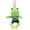 Green, variant on Cute Frog Prince Princess Plush Keychain, Soft Stuffed Frog Doll Bag Charm, Cartoon Animal Plush Pendant Gift for Backpack Decor