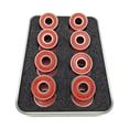 thumbnail image 2 of Rodamientos para Patinetas Sunnimix 16Pc ABEC 9 para Patines en Línea rojo, 2 of 7