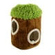 thumbnail image 2 of Lindo juguete de rompecabezas para perros chirriante de peluche interactivo para cachorros Juguetes Árbol pequeño 1 agujero árbol 1 hoyo, 2 of 6