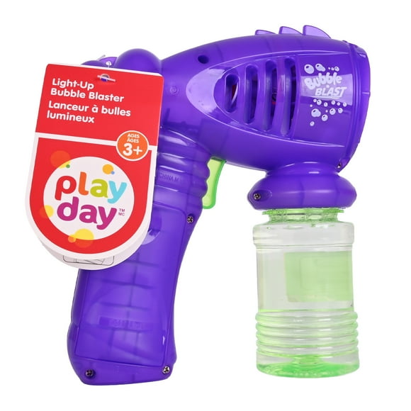 Lanceur de bulles lumineux violet Play Day