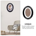 thumbnail image 4 of FRCOLOR oval picture frame Classic Picture Frame Oval Picture Frame Wood Picture Frame Wall Hanging Photo Frame,11.22"X9.45"X1.06", 4 of 5