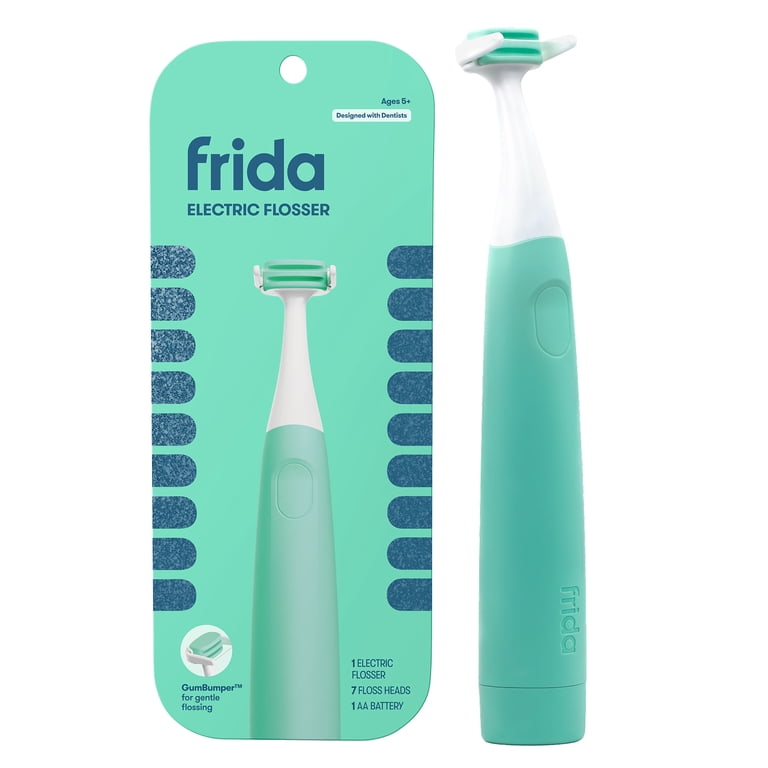Frida Kids Electric Flosser, Ages 6-11, Mint Teal photo 1