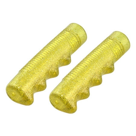 Lowrider Bicycle Bike Grips Sparkle Yellow. Bike Part, Bicycle Part, Bike Accessory, Bicycle