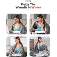 thumbnail image 5 of Heated Throw Blanket with 1-9 hrs Timer Auto-Off & 8 Heating Levels, Flannel Electric Blanket Throw ETL Certification, Machine Washable Full Body Warming Blankets, 5 of 6