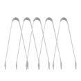 thumbnail image 1 of Here's a refined and professional product description based on your input:\n\n \n\n**5 Piece Stainless Steel Food Tongs Set – Portable Ice Tongs, Cooking, 1 of 3