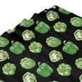 thumbnail image 4 of Shower Curtain, green Bell Pepper Print Washable Shower Curtain for Bathroom, Waterproof Bathroom Shower Curtain Set with Hooks Long Shower Curtain 72x72in Home Decor, 4 of 7