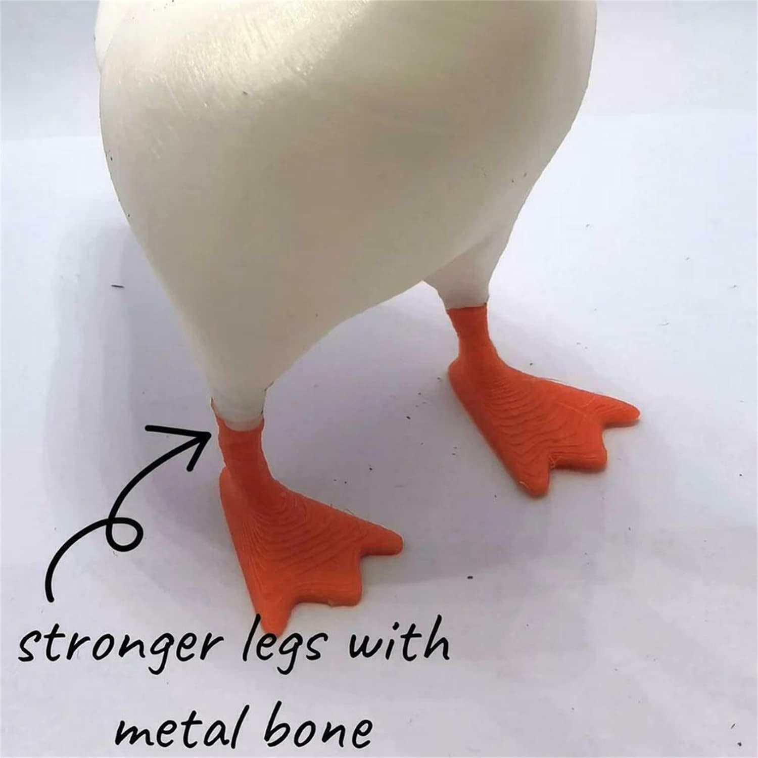 ZBKJDS Porte-clés Magnétique D'oie, Statue D'oie Magnétique, Oie Magnétique En Résine, Pour Clés, Lunettes, Cloches-Grey