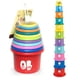 thumbnail image 1 of Tazas apilables, taza plegable, juguete para bebé, juguetes de aprendizaje temprano para baño de bebé, juguetes educativos para niños (juego de 11) Fason LN-1893, 1 of 6