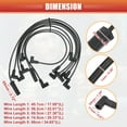 thumbnail image 3 of Unique Bargains Car Spark Plug Coil Wires Ignition Coil Cable 7mm Fit?for Chevrolet Astro G10 No.12074078 - Pack of 7, 3 of 7