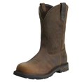 thumbnail image 2 of Ariat Men's Groundbreaker Pull-On Steel Toe Work Boot, Brown, 10.5 2E US, 2 of 4