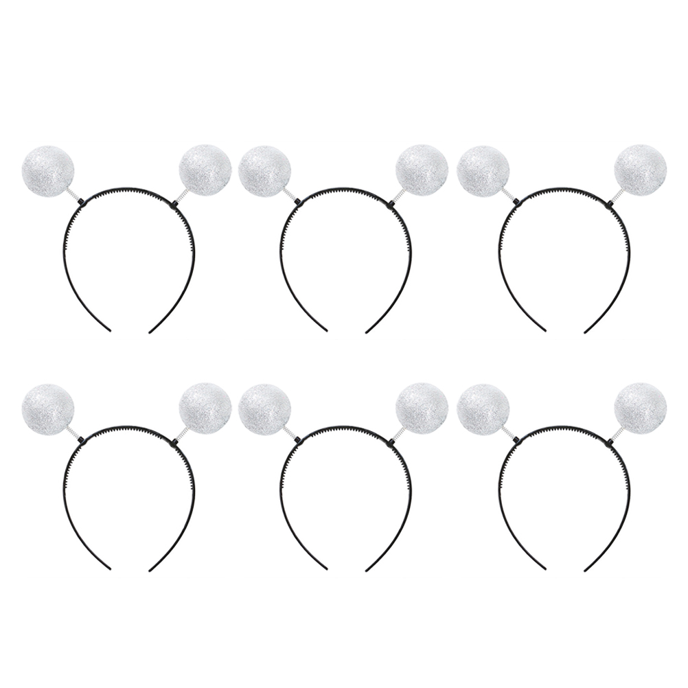 Frcolor Alien Headband Boppers Antenna Head Hair Party Ball Glitter