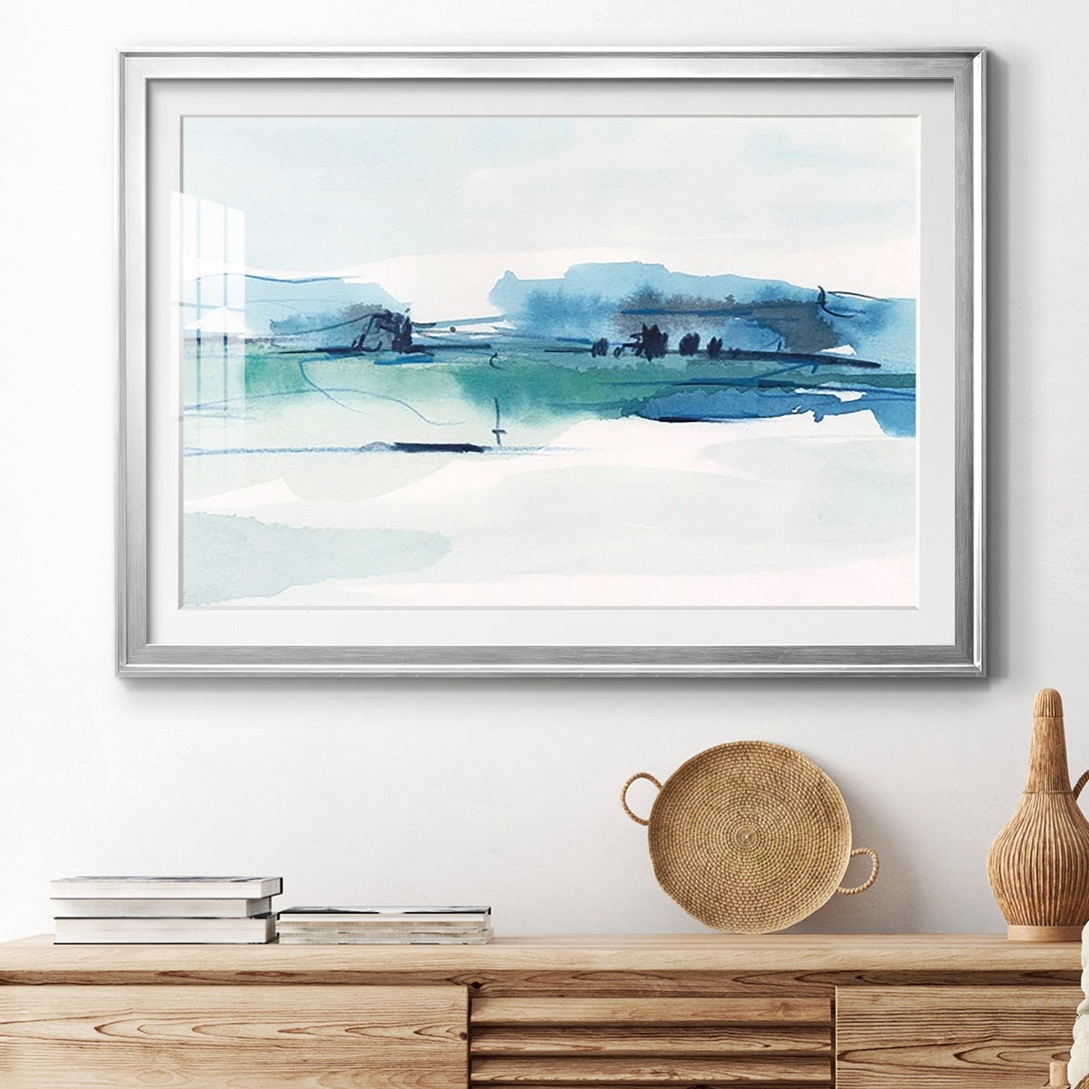 Ultramarine Vista II Premium Framed Print - Ready to Hang
