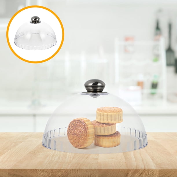 IDEANATEGRATE Protector De De Plástico Transparente Para Postres Y Pasteles Con Textura Y Resistente