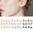 thumbnail image 3 of Ear Cuffs Alloy Fashion 6 Pairs Rhinestone Non-piercing Cuff Earrings Ear Clips, 3 of 10