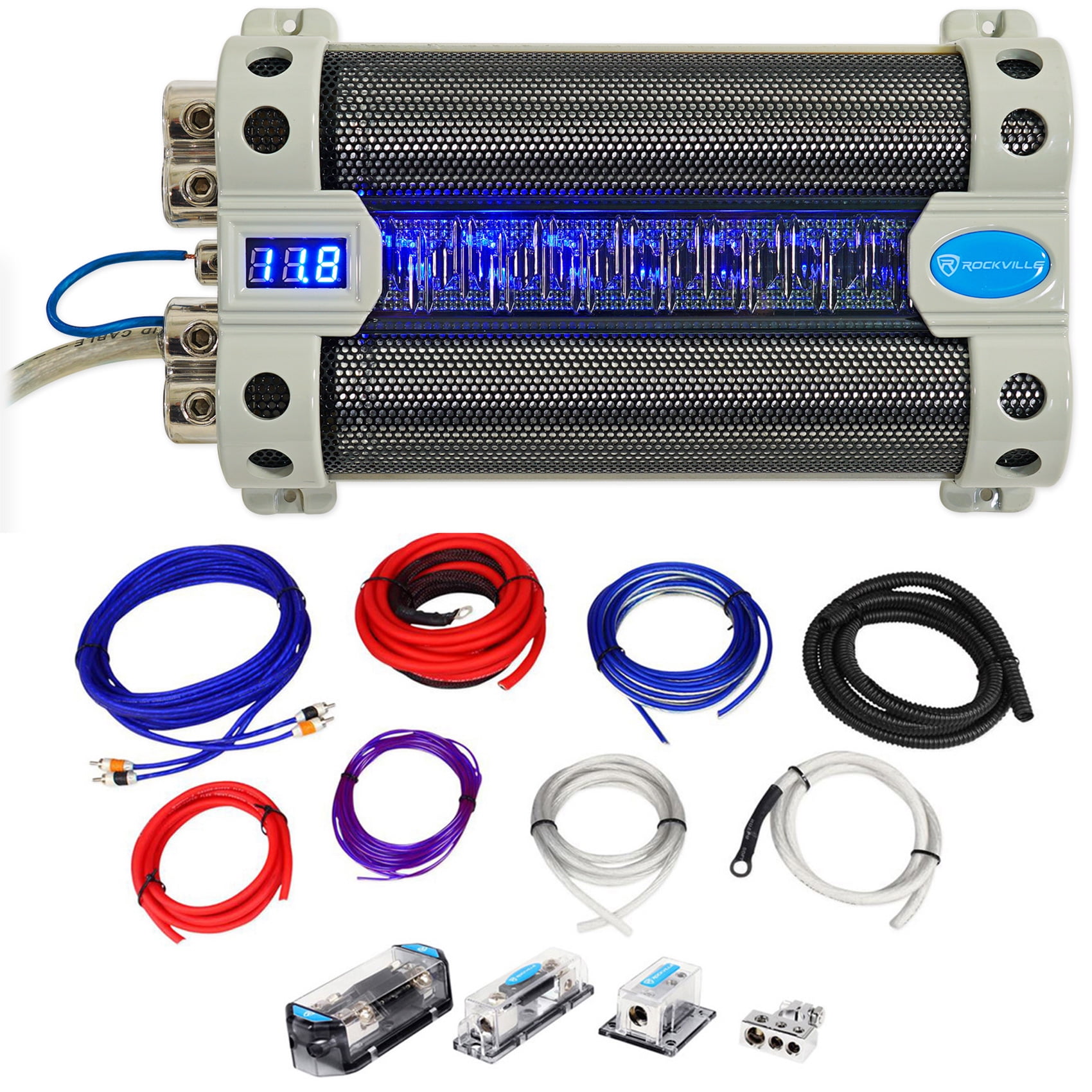 Rockford Fosgate RFC2D 2 Farad Digital Car Capacitor w