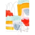 thumbnail image 3 of Lehnhardt, Iris 11x14 Black Modern Framed Museum Art Print Titled - Abstract Painting XVI, 3 of 5