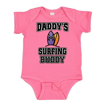 

Inktastic Daddy Surfing Buddy Kids Surfer Boys or Girls Baby Bodysuit