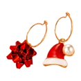 thumbnail image 2 of Heliisoer Christmas Series Jewelry Alloy Plating Colorful Elegant Fashion Earring Set, 2 of 7