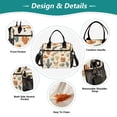 thumbnail image 3 of Ckdifva Wild West Hats Cactus Cooler Bag Cooler Cooling Tote Lunch Bag Lunch Box Front Pocket with Shoulder Strap, 3 of 6