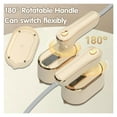 thumbnail image 2 of Travel Steamer Iron for Clothes Mini - Portable Ironing Machine Travel Small Size Portable Steamer Travel College Dorm Home Essentials (White), 2 of 7