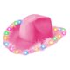 thumbnail image 3 of Fashion Pink Cowgirl Hat with Adjustable Neck String Western Country Style Dress Macarena sombrero de vaquera rosa, 3 of 8