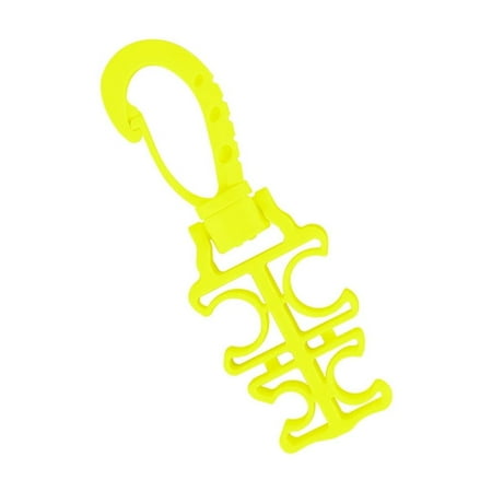 YIEMEEN Scubas Diving Double Hose Holder Clip Diving Hose Holder Clip Double BCD Dive Hose Holder with Snap Hook Buckle