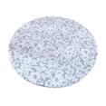 thumbnail image 2 of Round Tablecloth Waterproof Table Cloth Fits Tables 40"-56" Diameter Kitchen Tablecloth , Grey Grey Chrysanthemum, 2 of 8