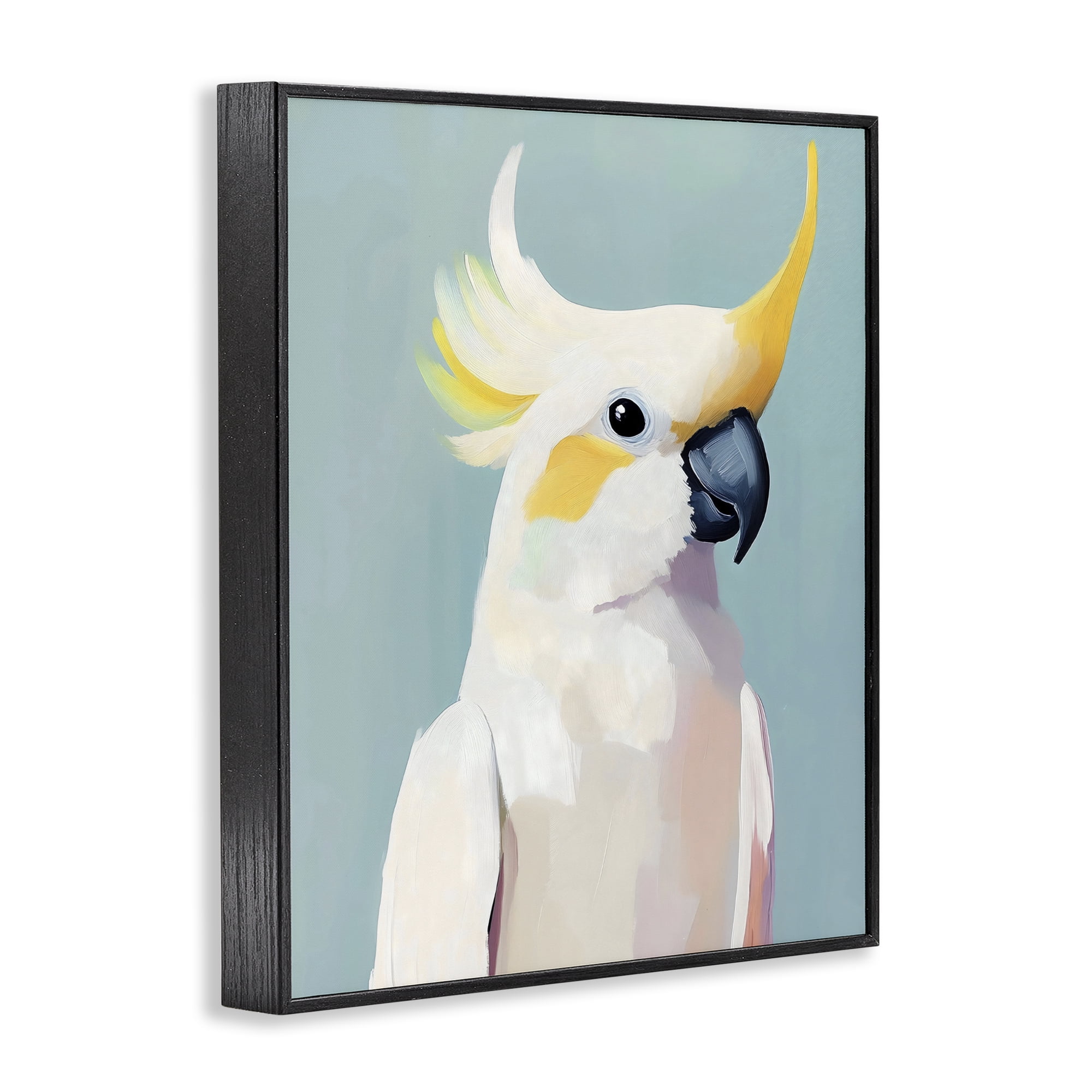 Stupell Industries Yellow Crested Cockatoo Black Framed Giclee Art, design by The Prints Vibe