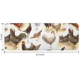 thumbnail image 7 of White Chicken Breed Pattern Kitchen Rug Mat,Kitchen Runner Rugs Non Skid Washable,Decorative Kitchen Floor Mats for Kitchen,Sink,Laundry,17"x47.2", 7 of 7