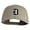 Khaki, variant on Old English D Iron On Patched Retro Trucker Cap - Khaki OSFM