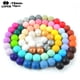 thumbnail image 2 of LOFCA 19 mm 10 piezas/lote de cuentas redondas de silicona para cuentas de silicona de grado alimenticio BPA seguro DIY llavero de silicona collar accesorios, 2 of 5